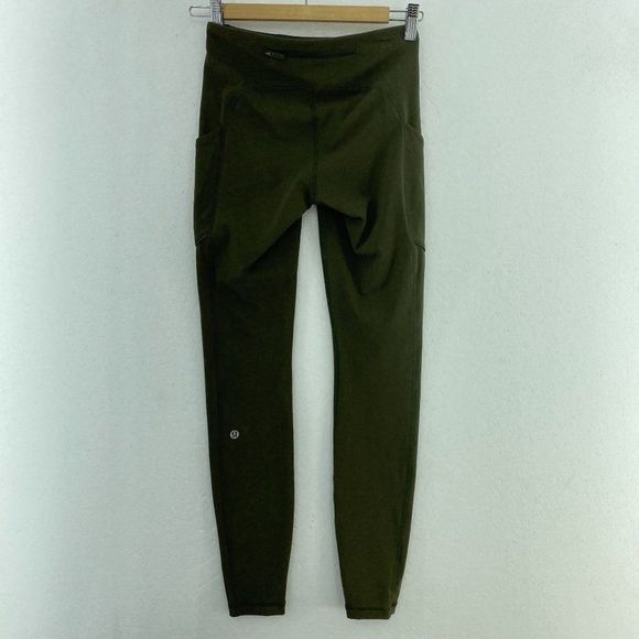 LULULEMON Green Legging With Side Pockets - Picture 4 of 6